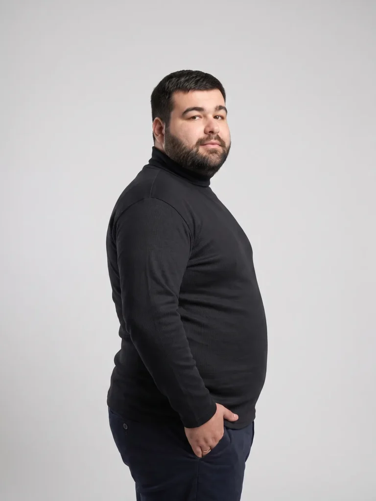 Чоловічий гольф батал чорний