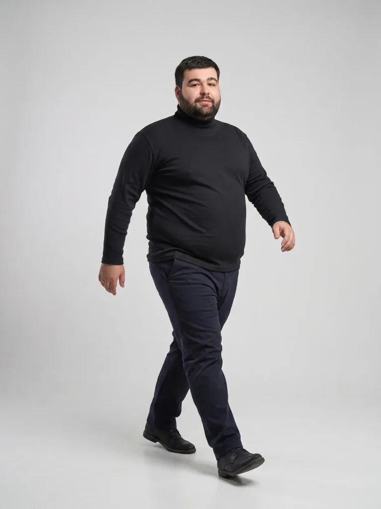 Чоловічий гольф батал чорний